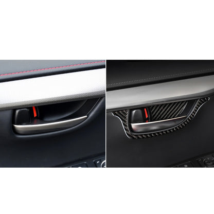 Car Carbon Fiber Inner Door Handle Decorative Sticker for Lexus NX200 / 200t / 300h 2014-2021, Left and Right Drive Universal - Car Interior Mouldings by PMC Jewellery | Online Shopping South Africa | PMC Jewellery | Buy Now Pay Later Mobicred