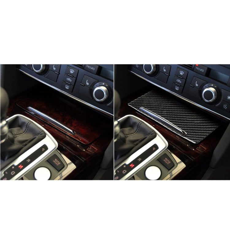 Car Carbon Fiber Storage Cover Decorative Sticker for Audi A6 2005-2011, Right Drive - Car Interior Mouldings by PMC Jewellery | Online Shopping South Africa | PMC Jewellery | Buy Now Pay Later Mobicred