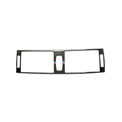 Car Carbon Fiber Tricolor Middle Air Outlet Decorative Sticker for BMW E70 X5 / E71 X6 2008-2013, Left and Right Drive Universal - Car Interior Mouldings by PMC Jewellery | Online Shopping South Africa | PMC Jewellery | Buy Now Pay Later Mobicred