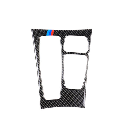 Car Carbon Fiber Tricolor Gear Panel Decorative Sticker for BMW X5 2008-2013 / X6 2009-2014, Low-level Configuration Left Drive - Car Interior Mouldings by PMC Jewellery | Online Shopping South Africa | PMC Jewellery | Buy Now Pay Later Mobicred