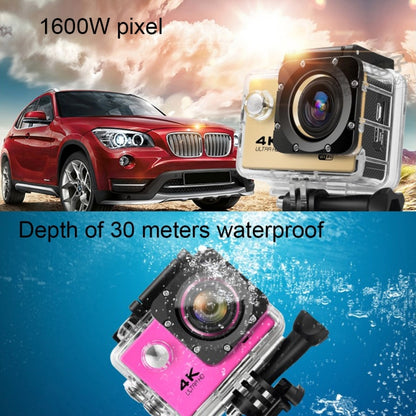 F60 2.0 inch Screen 170 Degrees Wide Angle WiFi Sport Action Camera Camcorder with Waterproof Housing Case, Support 64GB Micro SD Card(Gold) - Other Camera by PMC Jewellery | Online Shopping South Africa | PMC Jewellery | Buy Now Pay Later Mobicred