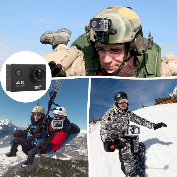 F60 2.0 inch Screen 170 Degrees Wide Angle WiFi Sport Action Camera Camcorder with Waterproof Housing Case, Support 64GB Micro SD Card(White) - Other Camera by PMC Jewellery | Online Shopping South Africa | PMC Jewellery | Buy Now Pay Later Mobicred