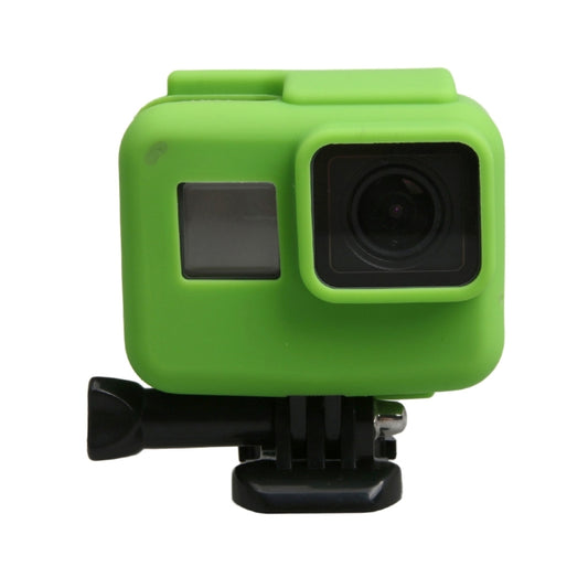 Original for GoPro HERO5 Silicone Border Frame Mount Housing Protective Case Cover Shell(Green) - Silicone Cases by PMC Jewellery | Online Shopping South Africa | PMC Jewellery | Buy Now Pay Later Mobicred