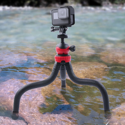 Mini Octopus Flexible Tripod Holder with Phone Clamp for iPhone, Galaxy, Huawei, GoPro Hero11 Black  / HERO10 Black / HERO9 Black / HERO8 Black /7 /6 /5 /5 Session /4 Session /4 /3+ /3 /2 /1, Xiaoyi and Other Action Cameras - Portable Mini Tripod by PMC Jewellery | Online Shopping South Africa | PMC Jewellery | Buy Now Pay Later Mobicred