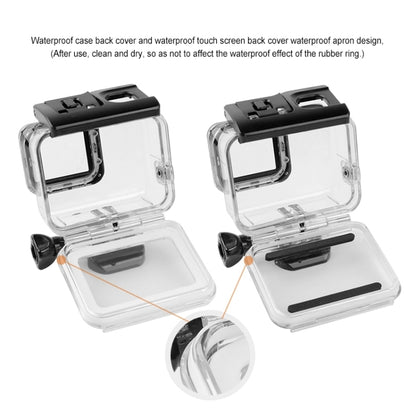 GP452 Waterproof Case + Touch Back Cover for GoPro HERO7 White / Silver - Waterproof Cases by PMC Jewellery | Online Shopping South Africa | PMC Jewellery | Buy Now Pay Later Mobicred