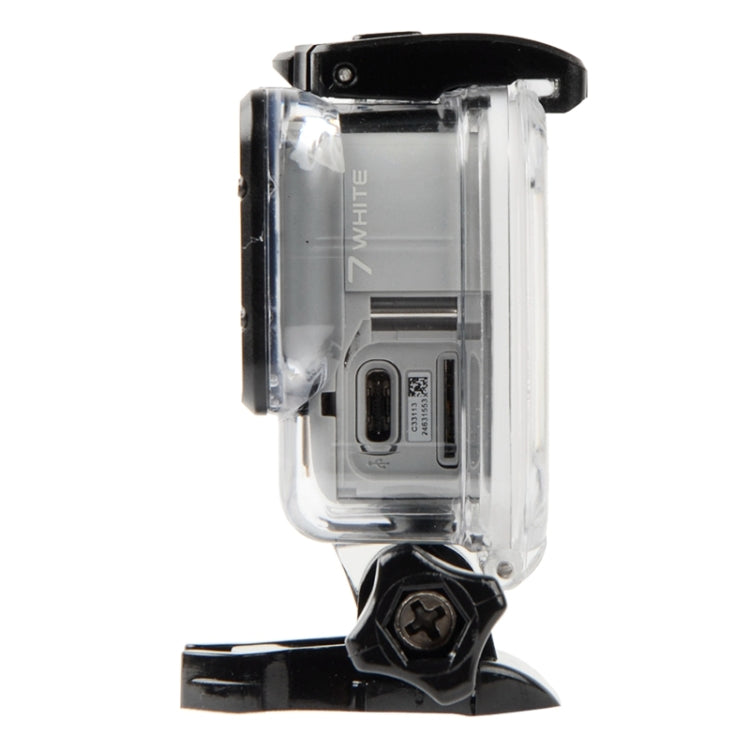 GP452 Waterproof Case + Touch Back Cover for GoPro HERO7 White / Silver - Waterproof Cases by PMC Jewellery | Online Shopping South Africa | PMC Jewellery | Buy Now Pay Later Mobicred