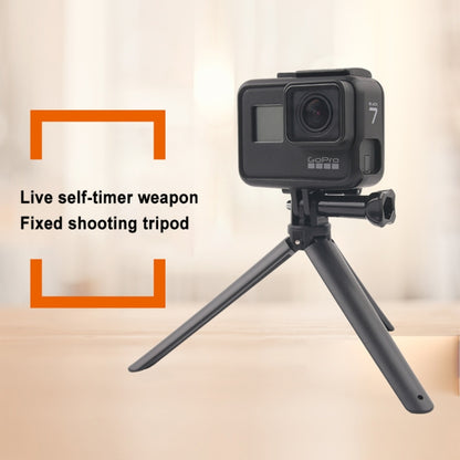 GP456 Tripod Bracket for GoPro Hero12 Black / Hero11 /10 /9 /8 /7 /6 /5, Insta360 Ace / Ace Pro, DJI Osmo Action 4 and Other Action Cameras and 4-6.8 inch Phones - Holder by PMC Jewellery | Online Shopping South Africa | PMC Jewellery | Buy Now Pay Later Mobicred