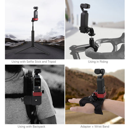 Sunnylife OP-Q9192 Metal Adapter Bracket for DJI OSMO Pocket(Black) - Mount & Holder by Sunnylife | Online Shopping South Africa | PMC Jewellery | Buy Now Pay Later Mobicred