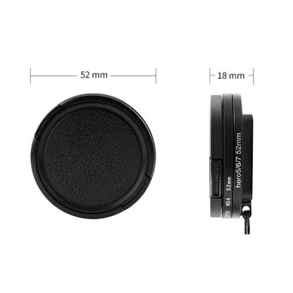 RUIGPRO for GoPro HERO 7/6 /5 Professional 52mm ND4 Lens Filter with Filter Adapter Ring & Lens Cap - Lens Filter by RUIGPRO | Online Shopping South Africa | PMC Jewellery | Buy Now Pay Later Mobicred