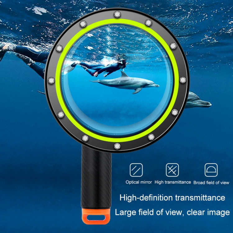 RUIGPRO Floating Hand Grip Dome Port Underwater Diving Camera Lens Transparent Cover for DJI Osmo Action -  by RUIGPRO | Online Shopping South Africa | PMC Jewellery | Buy Now Pay Later Mobicred