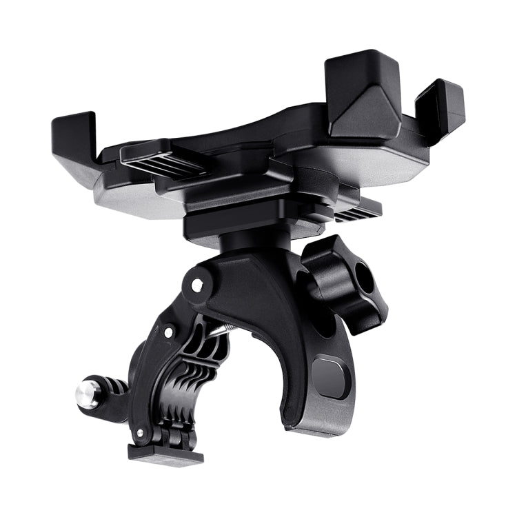 Handlebar Seatpost Pole Mount Bicycle GPS Navigation Handbar Bracket Phone Clamp for GoPro, Suitable for 4.0-6.5 inch Mobile Phones(Black) - Bicycle Handlebar Mount by PMC Jewellery | Online Shopping South Africa | PMC Jewellery | Buy Now Pay Later Mobicred