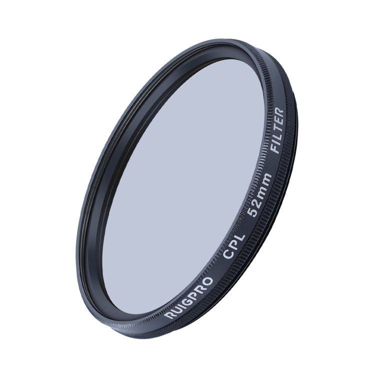 RUIGPRO for GoPro HERO10 Black / HERO9 Black Professional 52mm CPL Lens Filter with Filter Adapter Ring & Lens Cap - Lens Filter by RUIGPRO | Online Shopping South Africa | PMC Jewellery | Buy Now Pay Later Mobicred