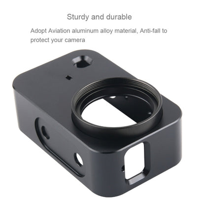 Housing Shell Aluminum Alloy Protective Cage with 37mm Filter Lens & Lens Cap & Screw for Xiaomi Mijia Small Camera (Black) - Metal Cases by PMC Jewellery | Online Shopping South Africa | PMC Jewellery | Buy Now Pay Later Mobicred