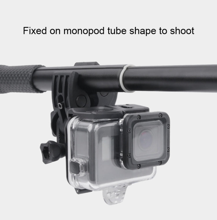 Clamp Mount Connecting Adapter Kit with Waterproof Back Cover for GoPro HERO6 /5(Black) - Bicycle Handlebar Mount by PMC Jewellery | Online Shopping South Africa | PMC Jewellery | Buy Now Pay Later Mobicred