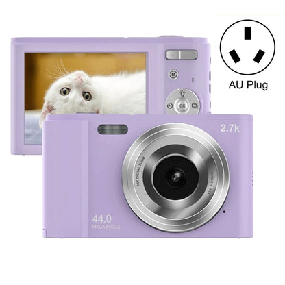 DC302 2.88 inch 44MP 16X Zoom 2.7K Full HD Digital Camera Children Card Camera, AU Plug (Purple) - Children Cameras by PMC Jewellery | Online Shopping South Africa | PMC Jewellery | Buy Now Pay Later Mobicred