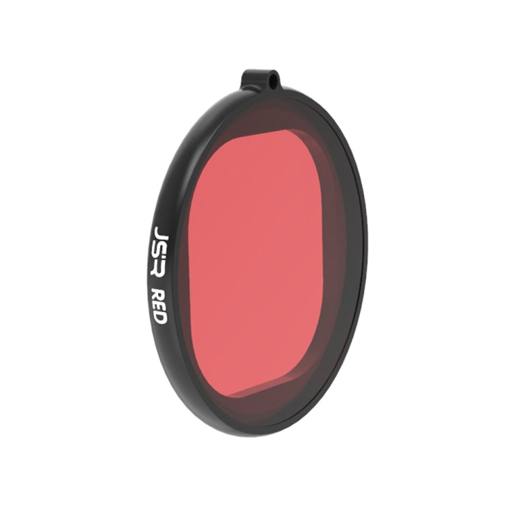 JSR Round Housing Diving Color Lens Filter for GoPro HERO8 Black(Red) - Lens Filter by JSR | Online Shopping South Africa | PMC Jewellery | Buy Now Pay Later Mobicred