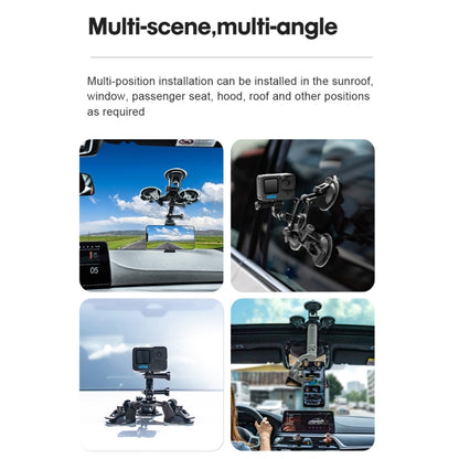 Big Triangle Direction Suction Cup Mount (Black) - Holder by STARTRC | Online Shopping South Africa | PMC Jewellery | Buy Now Pay Later Mobicred