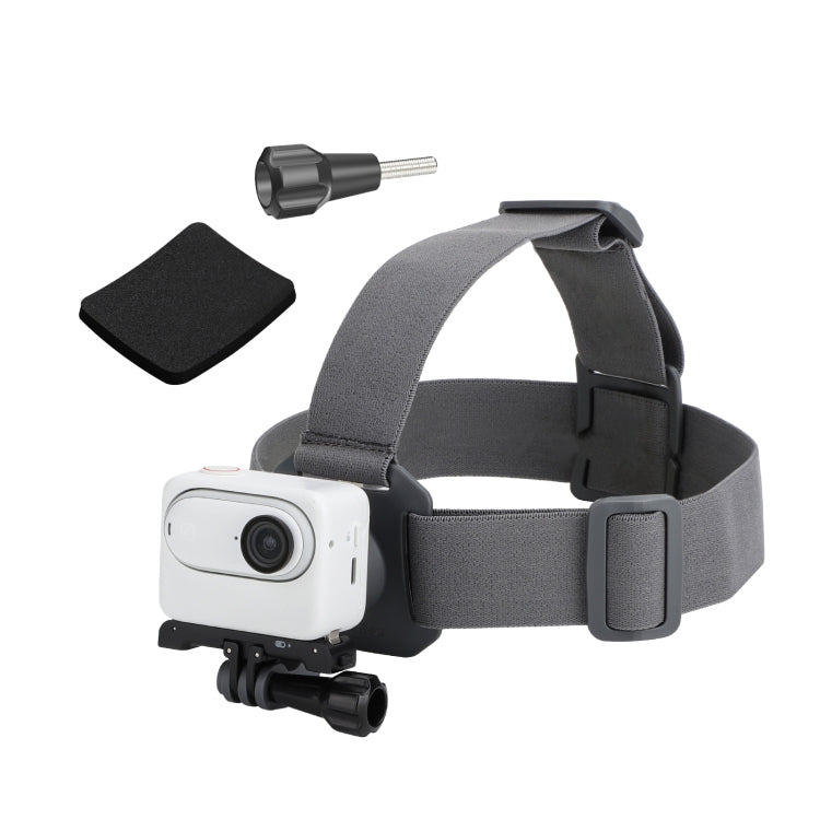 Sunnylife TD672 360 Rotation Adjustable Head Strap Vlog POV Mount Belt for GoPro, Insta360, DJI Osmo Action and Other Action Cameras  (Grey) - Head Belt by Sunnylife | Online Shopping South Africa | PMC Jewellery | Buy Now Pay Later Mobicred