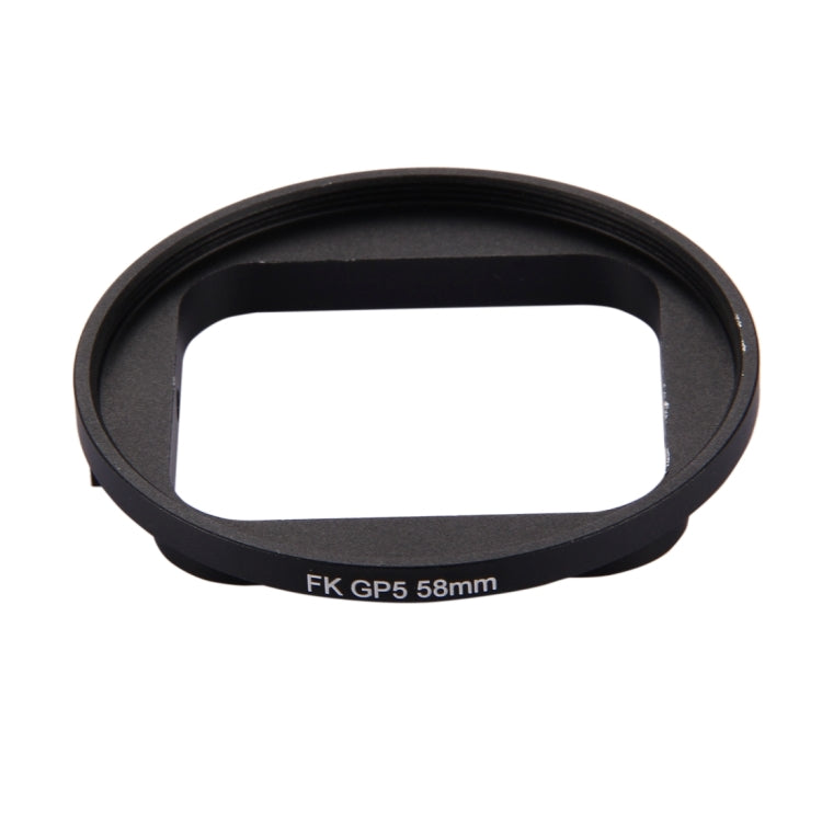 58mm 3 in 1 Round Circle UV Lens Filter with Cap for GoPro HERO7 Black/6 /5 - Lens Filter by JSR | Online Shopping South Africa | PMC Jewellery | Buy Now Pay Later Mobicred