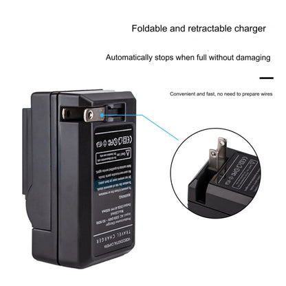 US Plug Battery Charger for Olympus PS-BLS5 Battery (Black) - Battery Wall Charger by PMC Jewellery | Online Shopping South Africa | PMC Jewellery