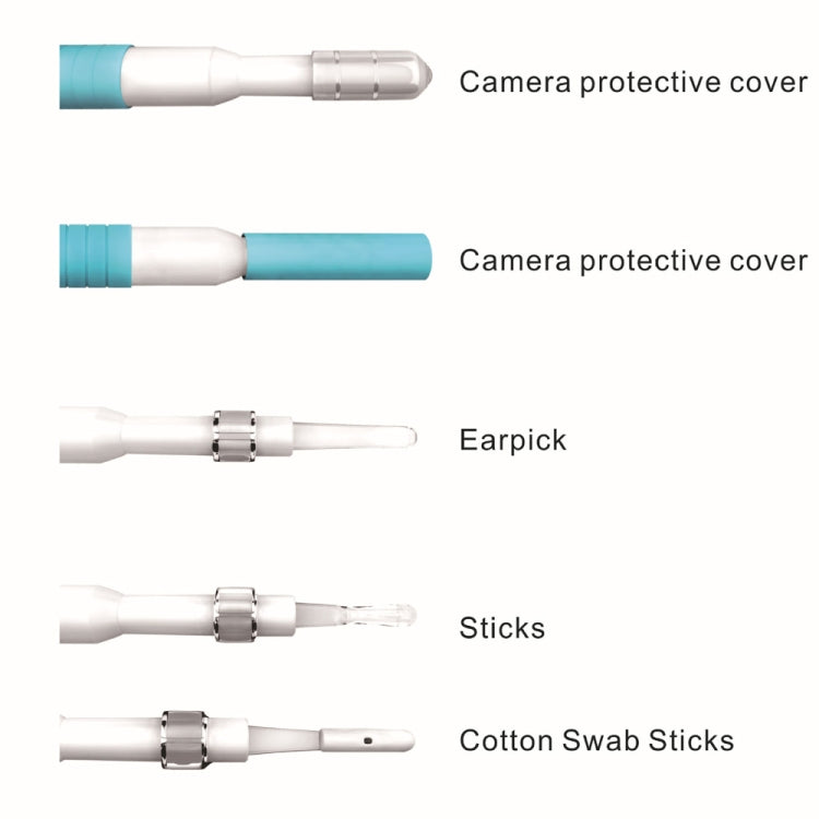 i98 1.3MP HD Visual Eardrop Endoscope Endoscope Borescope with 6 LEDs, Lens Diameter: 5.5mm, Length: 2m -  by PMC Jewellery | Online Shopping South Africa | PMC Jewellery