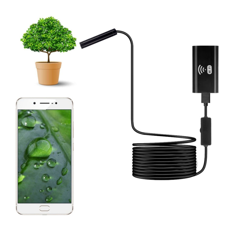 F99 HD Mobile Phone Endoscope, 8mm Waterproof Pipe Endoscope, Wifi Version, Flexible Cord, Length: 10m (Black) -  by PMC Jewellery | Online Shopping South Africa | PMC Jewellery | Buy Now Pay Later Mobicred