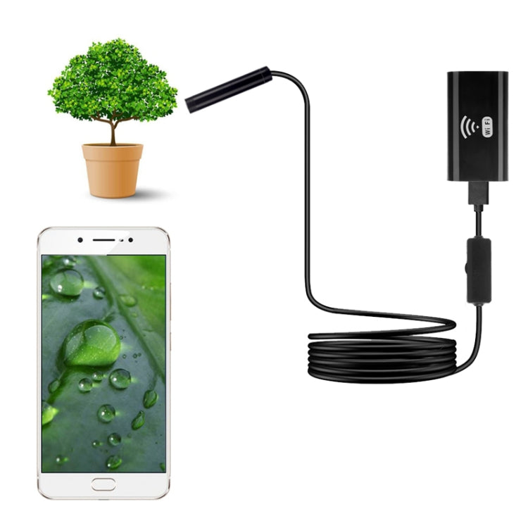 F99 HD Mobile Phone Endoscope, 8mm Waterproof Pipe Endoscope, Wifi Version, Hardwire, Length: 2m (Black) -  by PMC Jewellery | Online Shopping South Africa | PMC Jewellery | Buy Now Pay Later Mobicred