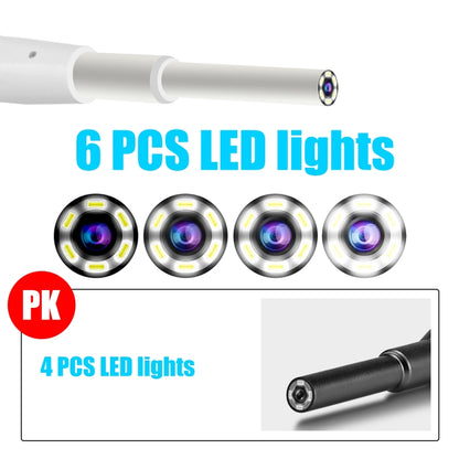 C01 4.3 Inch Screen Display HD1080P Visual Earspoon Endoscope with 6 LEDs, Diameter:5.5mm -  by PMC Jewellery | Online Shopping South Africa | PMC Jewellery | Buy Now Pay Later Mobicred