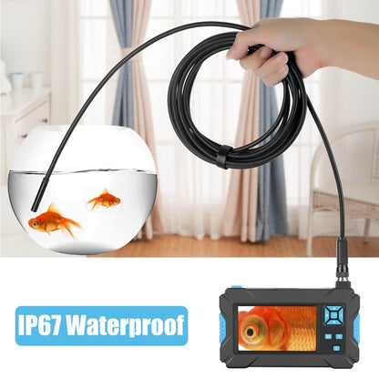 P30 5.5mm IP67 Waterproof 4.3 inch HD Portable Endoscope Hard Cable Industrial Endoscope, Cable Length: 5m(Blue) -  by PMC Jewellery | Online Shopping South Africa | PMC Jewellery | Buy Now Pay Later Mobicred