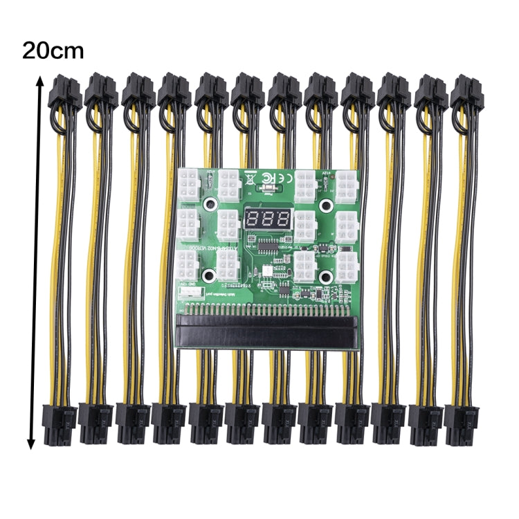 For HP 750W/1200W Server PSU Server Power Conversion 12-port 6-pin CHIPAL Power Module Branch Board with BTC Power Cord -  by PMC Jewellery | Online Shopping South Africa | PMC Jewellery | Buy Now Pay Later Mobicred