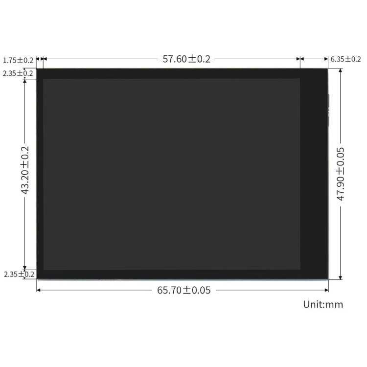 Waveshare 2.8 inch Touch Screen Expansion Fully Laminated Display For Raspberry Pi CM4 - Modules Expansions Accessories by WAVESHARE | Online Shopping South Africa | PMC Jewellery | Buy Now Pay Later Mobicred