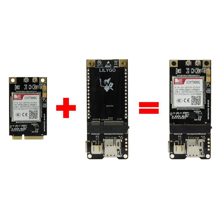 TTGO T-PCIE ESP32-WROVER-B AXP192 Chip WiFi Bluetooth Nano Card SIM Series Module Hardware Composable Development Board, PCIE-SIM7600JC Module - Module by TTGO | Online Shopping South Africa | PMC Jewellery | Buy Now Pay Later Mobicred