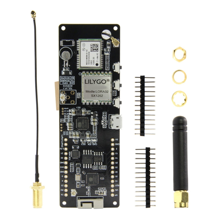 TTGO T-Beam ESP32 Bluetooth WiFi Module 868MHz GPS NEO-M8N LORA 32 Module with Antenna & 18650 Battery Holder - Module by TTGO | Online Shopping South Africa | PMC Jewellery