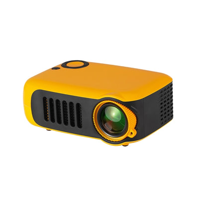 A2000 Portable Projector 800 Lumen LCD Home Theater Video Projector, Support 1080P, EU Plug (Yellow) - LED Projector by PMC Jewellery | Online Shopping South Africa | PMC Jewellery | Buy Now Pay Later Mobicred