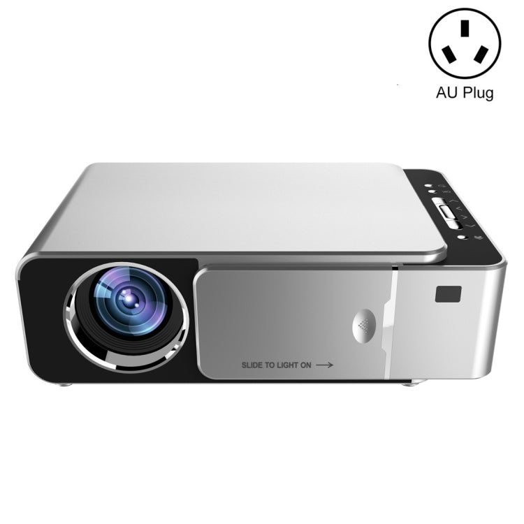 T6 3500ANSI Lumens 1080P LCD Mini Theater Projector, Standard Version, AU Plug (Silver) - LED Projector by PMC Jewellery | Online Shopping South Africa | PMC Jewellery