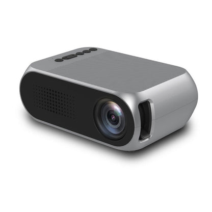 YG320 320*240 Mini LED Projector Home Theater, Support HDMI & AV & SD & USB(Silver) - Mini Projector by PMC Jewellery | Online Shopping South Africa | PMC Jewellery | Buy Now Pay Later Mobicred