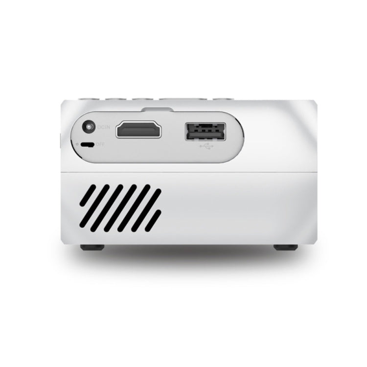 YG320 320*240 Mini LED Projector Home Theater, Support HDMI & AV & SD & USB(White) - Mini Projector by PMC Jewellery | Online Shopping South Africa | PMC Jewellery | Buy Now Pay Later Mobicred