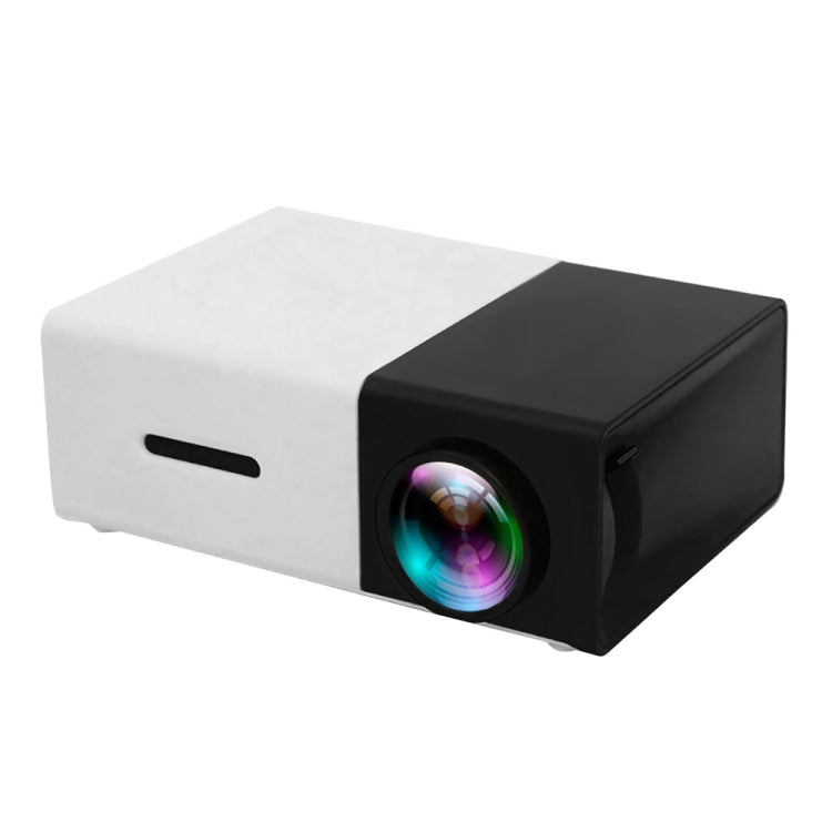 YG300 400LM Portable Mini Home Theater LED Projector with Remote Controller, Support HDMI, AV, SD, USB Interfaces, (Built-in 1300mAh Lithium battery)(Black) - LED Projector by PMC Jewellery | Online Shopping South Africa | PMC Jewellery | Buy Now Pay Later Mobicred