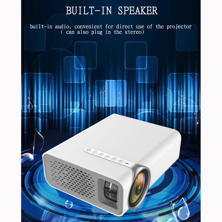 YG520 800x480 1800LM Mini LED Projector Home Theater, Support HDMI & AV & SD & USB & VGA, Mobile Phone Version (Black) - LED Projector by PMC Jewellery | Online Shopping South Africa | PMC Jewellery | Buy Now Pay Later Mobicred