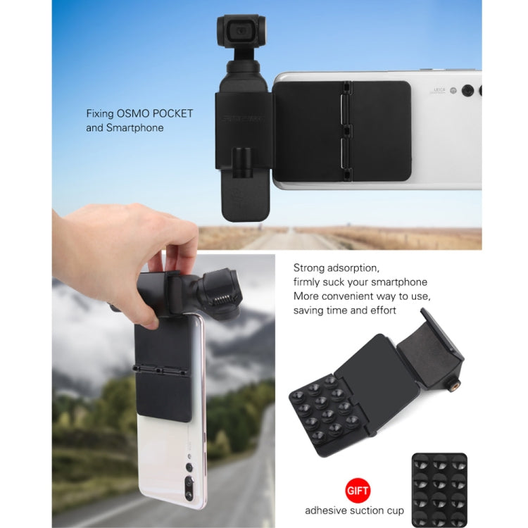 Sunnylife OP-ZJ062 Folding Sucker Holder + Tripod + Extension Rod for DJI OSMO Pocket - Combo Kits by Sunnylife | Online Shopping South Africa | PMC Jewellery | Buy Now Pay Later Mobicred