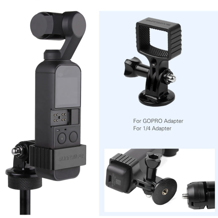 Sunnylife OP-Q9193 Metal Adapter + Tripod for DJI OSMO Pocket - Mount & Holder by Sunnylife | Online Shopping South Africa | PMC Jewellery | Buy Now Pay Later Mobicred