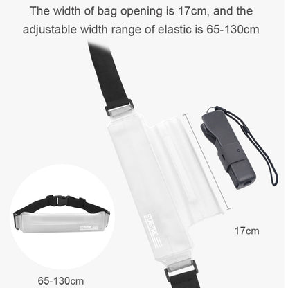 STARTRC Portable Frosted Transparent Waterproof Waist Pack Storage Bag for DJI Osmo Pocket / Action - Case & Bags by STARTRC | Online Shopping South Africa | PMC Jewellery | Buy Now Pay Later Mobicred