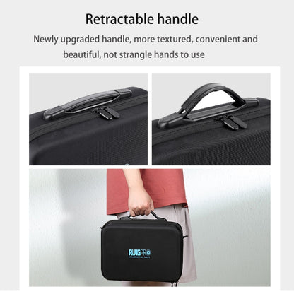 RUIGPRO for DJI Mavic Air 2 Portable PU Shoulder Storage Bag Protective Box (Black) - Backpacks & Bags by RUIGPRO | Online Shopping South Africa | PMC Jewellery | Buy Now Pay Later Mobicred