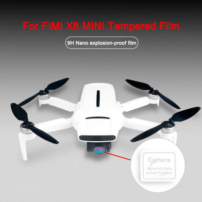 RCSTQ 2 PCS Anti-Scratch Tempered Glass Lens Film for FIMI X8 Mini Drone Camera -  by RCSTQ | Online Shopping South Africa | PMC Jewellery | Buy Now Pay Later Mobicred
