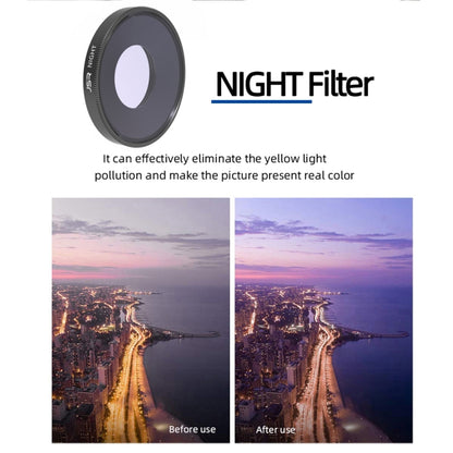 JSR 8 in 1 Streak Blue CPL ND8 ND16 ND32 ND64 STAR NIGHT Lens Filter For DJI Osmo Action 3 -  by JSR | Online Shopping South Africa | PMC Jewellery | Buy Now Pay Later Mobicred