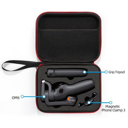 For DJI Osmo Mobile 6 Carrying Travel Case Bag, Size: 21x  16 x 6cm (Black) - Case & Bags by PMC Jewellery | Online Shopping South Africa | PMC Jewellery