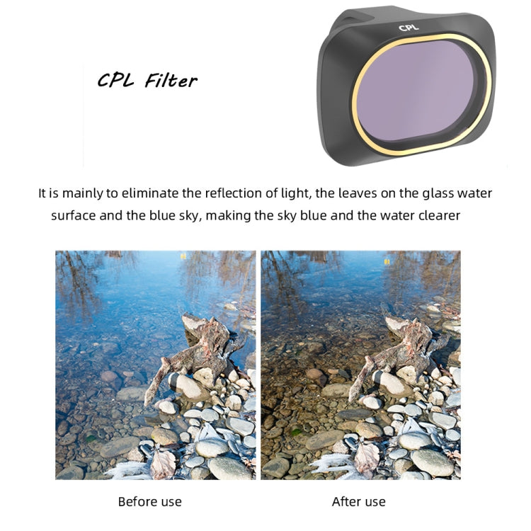 JSR Drone 4 in 1 UV +CPL+ND4+ND8 Lens Filter for DJI MAVIC mini - Mavic Lens Filter by JSR | Online Shopping South Africa | PMC Jewellery | Buy Now Pay Later Mobicred