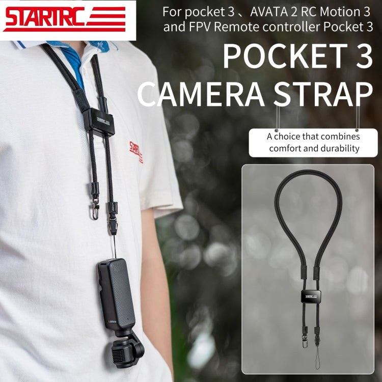 For DJI Pocket 3 STARTRC Anti-Lost Necklace Lanyard Rope (Black) - Others by STARTRC | Online Shopping South Africa | PMC Jewellery | Buy Now Pay Later Mobicred