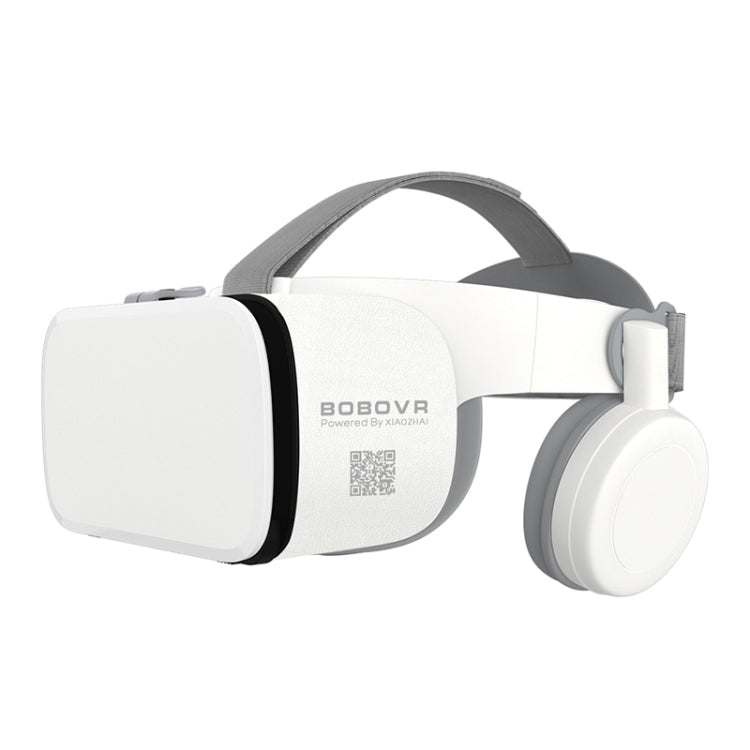 BOBOVR Z6 Virtual Reality 3D Video Glasses Suitable for 4.7-6.3 inch Smartphone with Bluetooth Headset (White) - VR Headset by PMC Jewellery | Online Shopping South Africa | PMC Jewellery | Buy Now Pay Later Mobicred