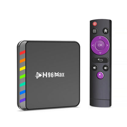 H96 Max W2 4K Ultra HD Android 11.0 Smart TV Box with Remote Control, Amlogic S905W2 Quad-Core, 2GB+16GB(EU Plug) - Amlogic S905 by PMC Jewellery | Online Shopping South Africa | PMC Jewellery | Buy Now Pay Later Mobicred